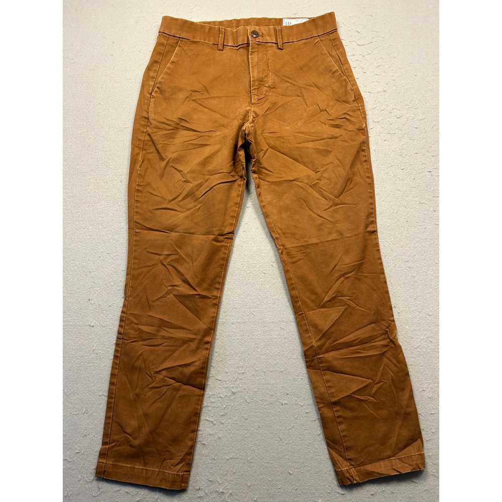 Gap Slim Chinos Cotton Twill Brown 32x30 Mens